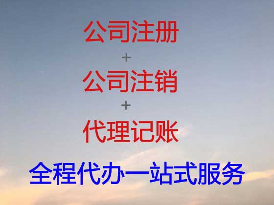 嘉兴注册公司代办-公司注销-财务代理记账